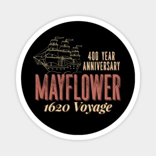 Mayflower 1620 Voyage 400 Year Anniversary Thanksgiving Magnet